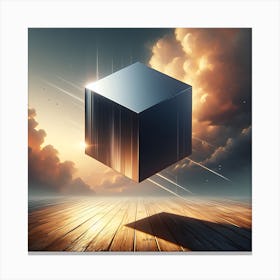 Cube In The Sky Canvas Print