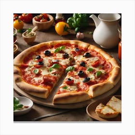 Pizza Canvas Print