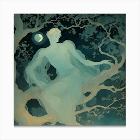 Ghostly Elegance Canvas Print