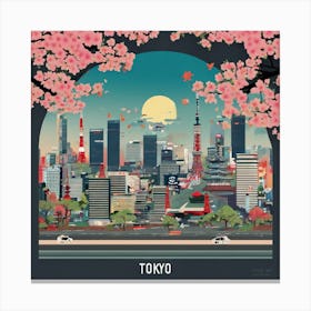 Tokyo Skyline Canvas Print