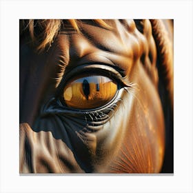 Eye Of A Horse 14 Canvas Print