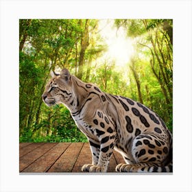 Bathing in sunshine Canvas Print