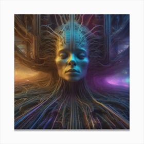 Cybernetic Woman 7 Canvas Print