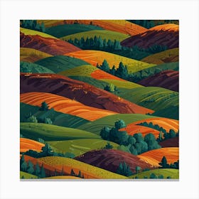 Landscape Painting 5 Canvas Print