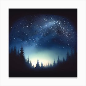 Night Sky 1 Canvas Print