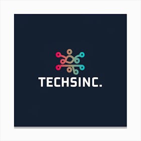 Techsinc Logo 3 Canvas Print