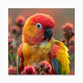 Colorful Parrot 3 Canvas Print