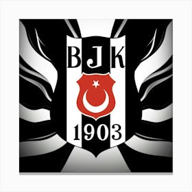 Beşiktaş J.K Logo Wall Art 20 Canvas Print