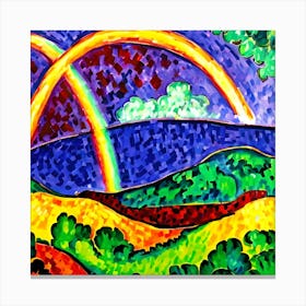Rainbows In The Sky Canvas Print