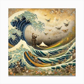 Great Wave Off Kanagawa 2 Canvas Print