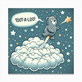 Too-A-Loo Canvas Print