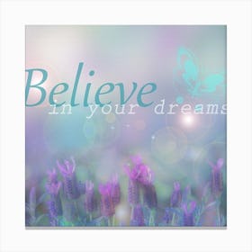 Believe In Your Dreams Canvas Print