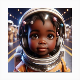 Little Astronaut 1 Canvas Print