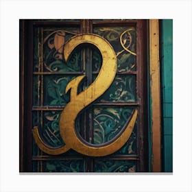 Letter S 1 Canvas Print