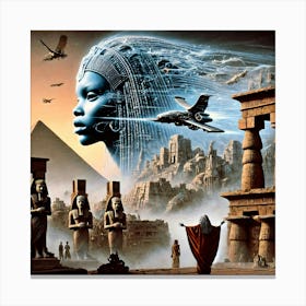 Nubian Futurism Canvas Print