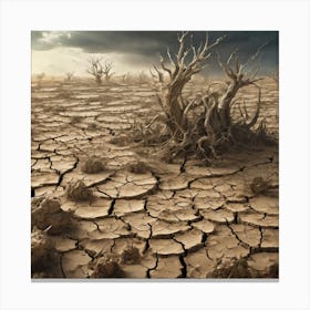 Dry Land 17 Canvas Print