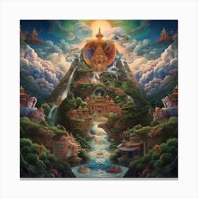 Buddha Mountain Canvas Print