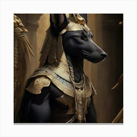 Anubis guardian of the afterlife Canvas Print
