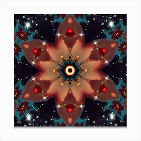 Psychedelic Flower 3 Canvas Print