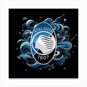 Atalanta BC Logo Wall Art 14 Canvas Print