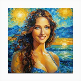 Beautiful Girl USC Canvas Print