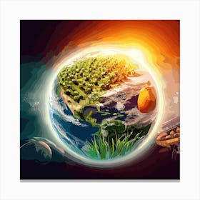 Sustainable Food Production Canvas Print