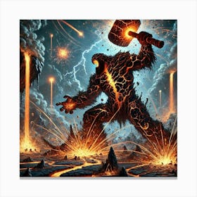 Geothermal Goliath Special Ability Canvas Print