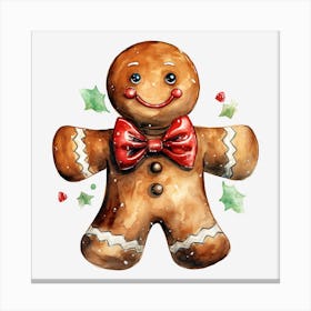 Gingerbread Man 20 Canvas Print