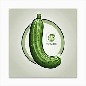 Cucumber Logo 1 Canvas Print