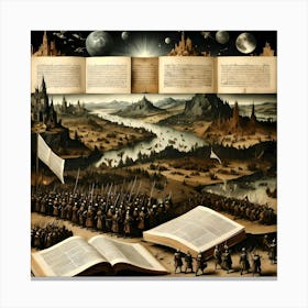 War Of The Words Canvas Print