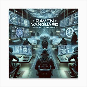 Raven Vanguard Scifi Canvas Print