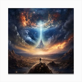 Mankind Breaking Through The Firmament #2 -Juangisme Canvas Print