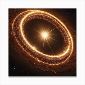 Fiery Ring Canvas Print