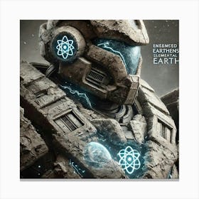 Mantle Wardens Armor Elemental Earth Canvas Print