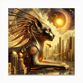 Egyptian Cat Canvas Print