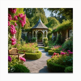 Garden In Bloom Canvas Print