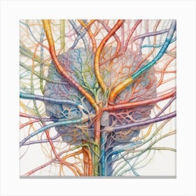 Brain Tree 7 Canvas Print