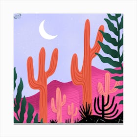 Desert Dreaming Square Canvas Print
