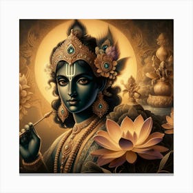 Lord Krishna 10 Canvas Print