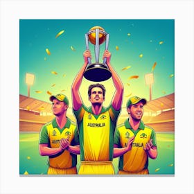 Australian Cricket Team Canvas Print