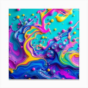 Abstract Painting 33 Canvas Print