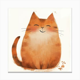 Orange Cat Canvas Print