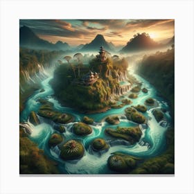 Sujisaketi River Canvas Print