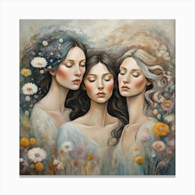 Three Women Canvas Print