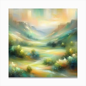 Landscape Painting 18 Canvas Print