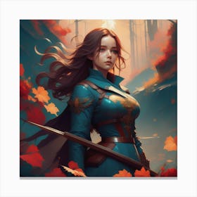 Ruby Radiance Canvas Print