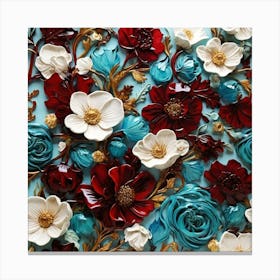 Floral pattern 2 Canvas Print