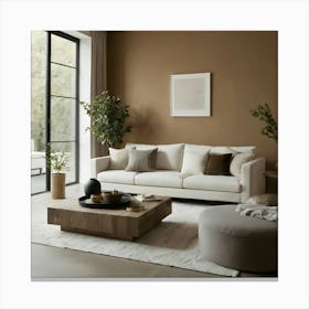 Modern Living Room 63 Canvas Print