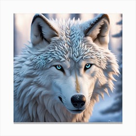 Wolf portrait Canvas Print