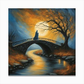 Haunted Bridge Canvas Print